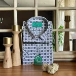 پیراهن پاموک استین کوتاه ( پارچه ترک) - تصویر 3