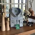 پیراهن راه راه نخی - تصویر 4